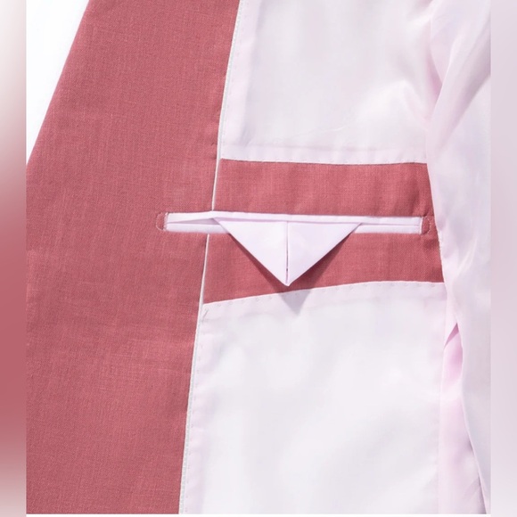 Elegant Men's Rose Suit Set - Picture 12 of 12